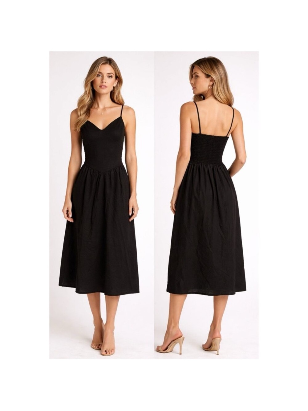 Christian Lacroix Black Midi Dress